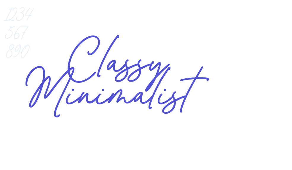 Classy Minimalist-font-download