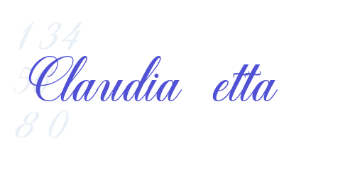 Claudia Betta-font-download