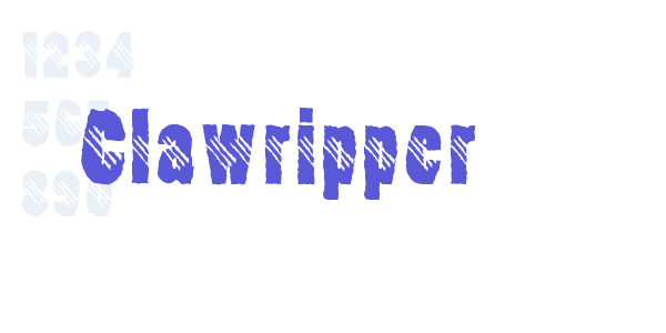 Clawripper font free