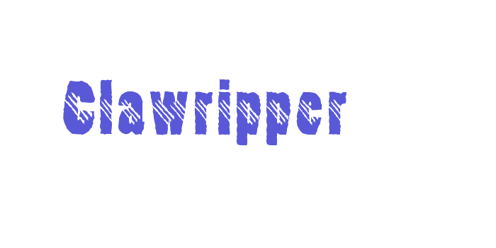 Clawripper Font Download