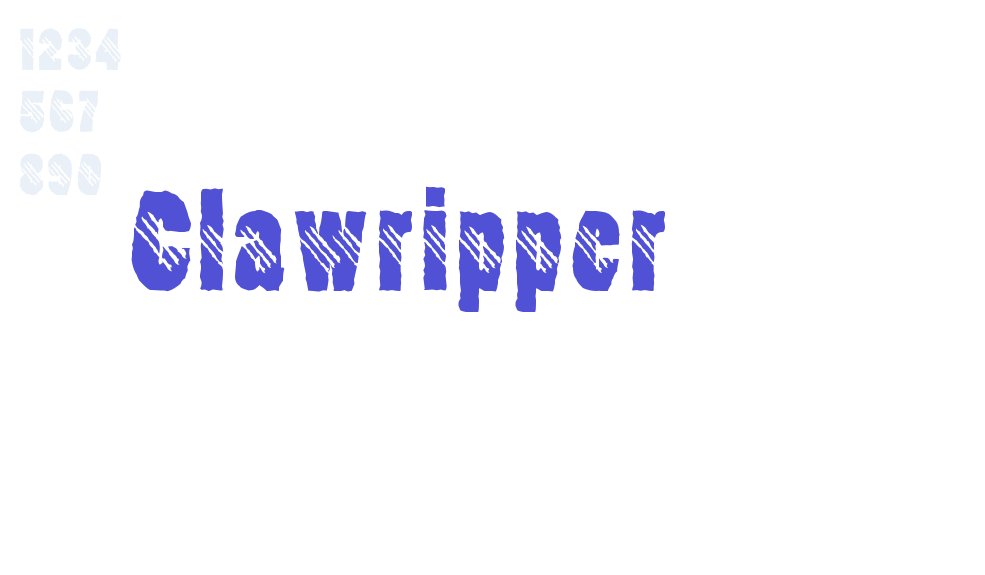 Clawripper-font-download