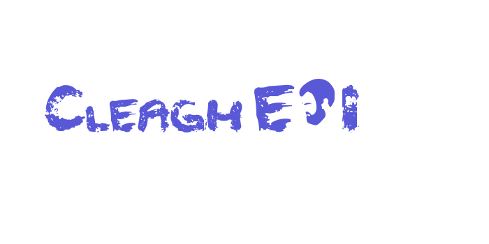 Cleagh E-1 Font Download