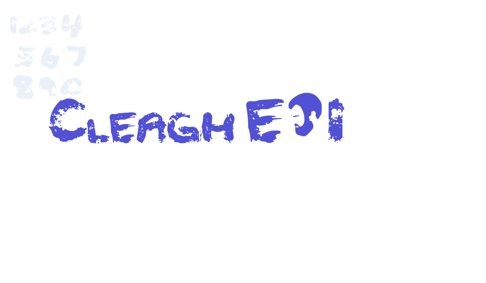 Cleagh E-1-font-download