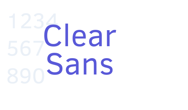 Clear Sans font free