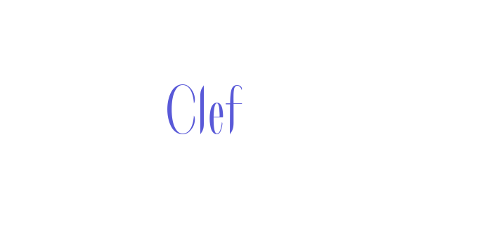 Clef Font Download