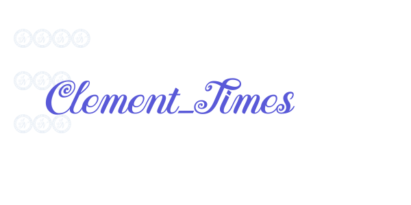 Clement_Times font free