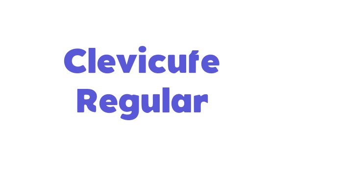 Clevicute Regular Font Download