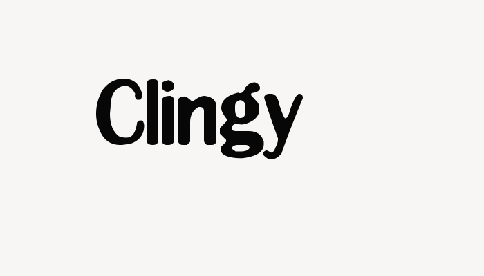 Clingy font download