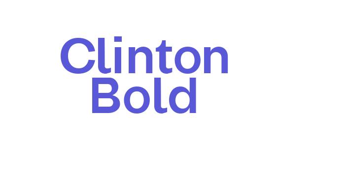 Clinton Bold Font Download