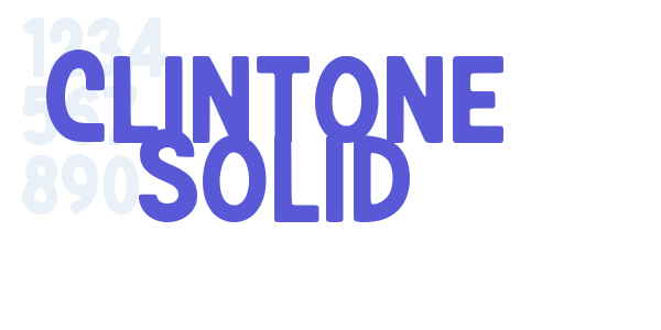 Clintone Solid font free