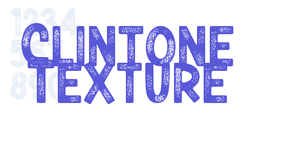 Clintone Texture font free