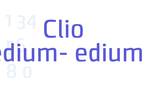 Clio Medium-Medium Font Download