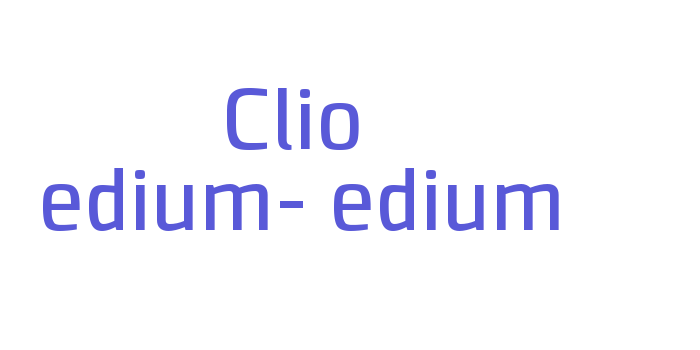 Clio Medium-Medium Font Download