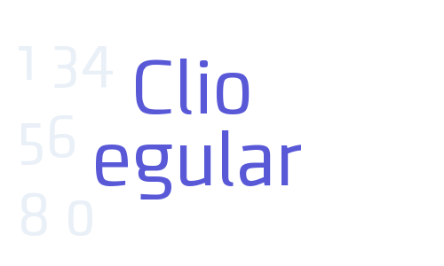 Clio Regular Font Download