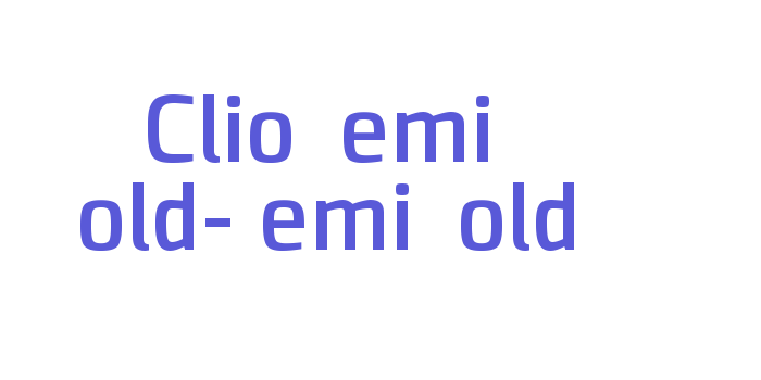 Clio Semi Bold-Semi Bold Font Download