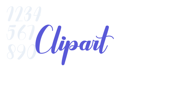 Clipart font free