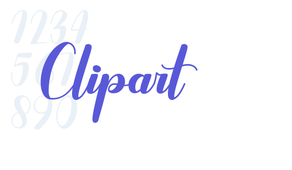 Clipart Font