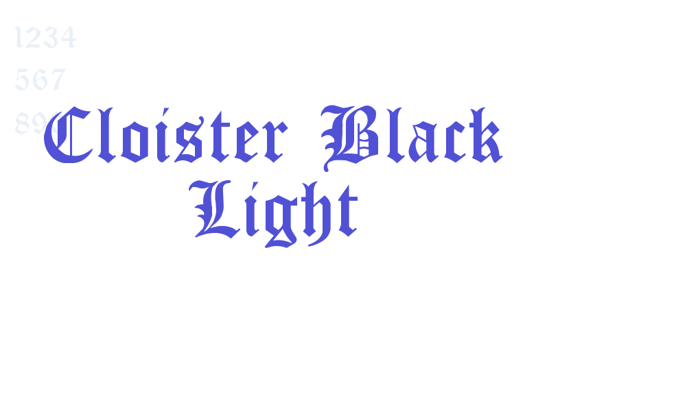 Cloister Black Light-font-download