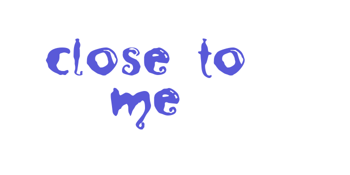 Close to Me Font Download