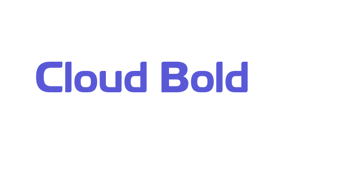 Cloud Bold Font Download