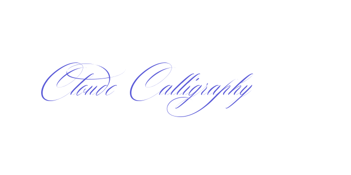 Cloude Calligraphy Font Download