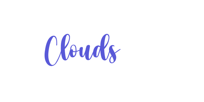 Clouds Font Download