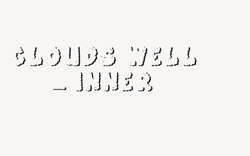 Clouds well – Inner Font