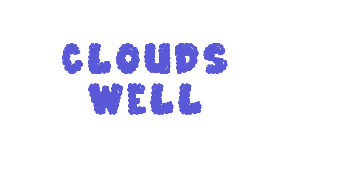 Clouds well Font Download