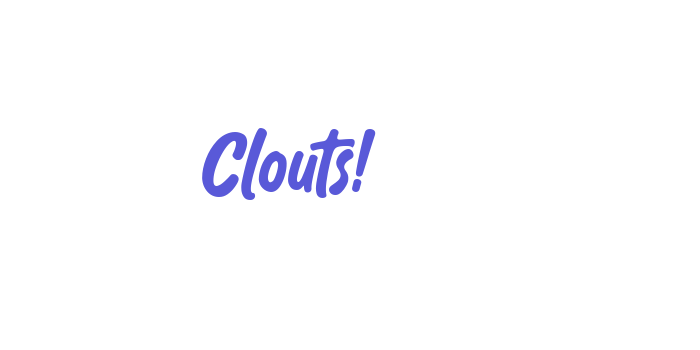 Clouts! Font