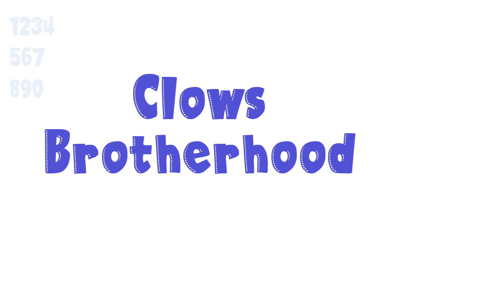 Clows Brotherhood-font-download