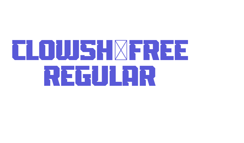 Clowsh-Free Regular Font Download