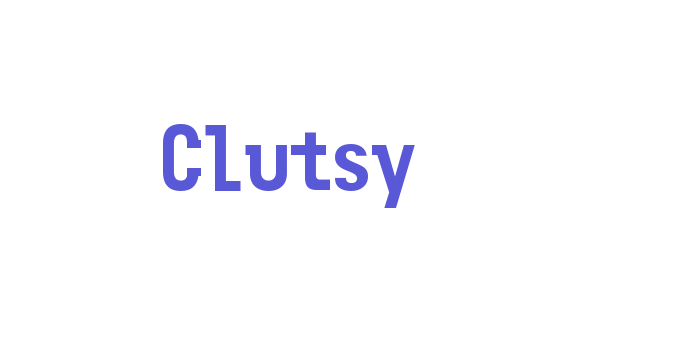 Download Clutsy Font