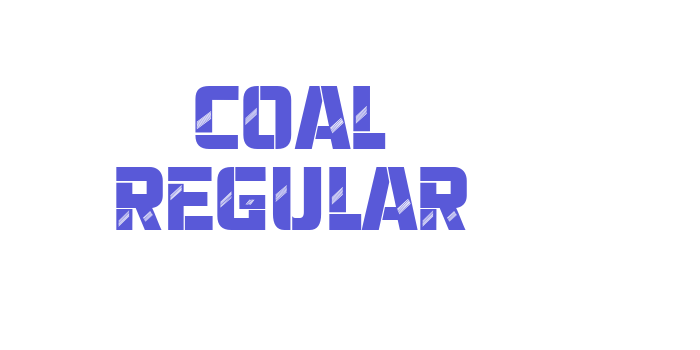 Coal Regular Font Download