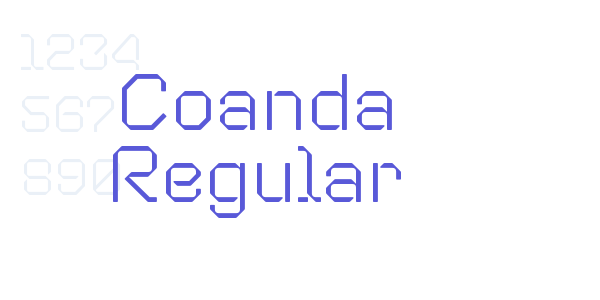 Coanda Regular font free