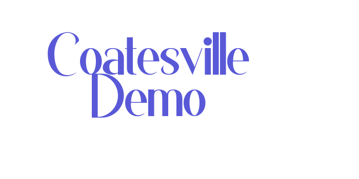 Coatesville Demo Font Download