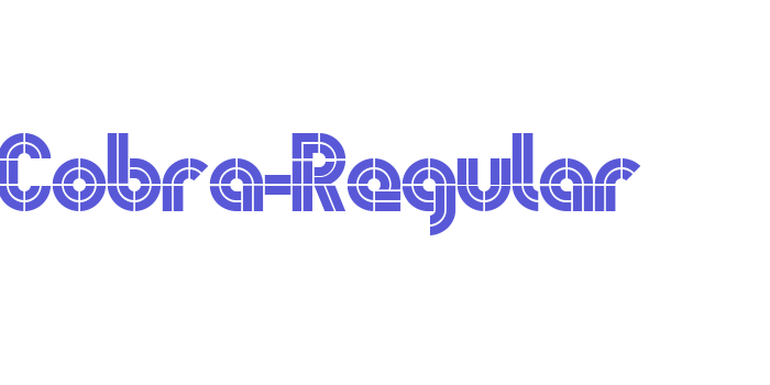 Cobra-Regular Font