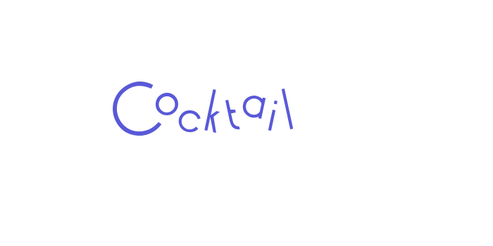 Cocktail Font