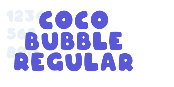 Coco Bubble Regular font