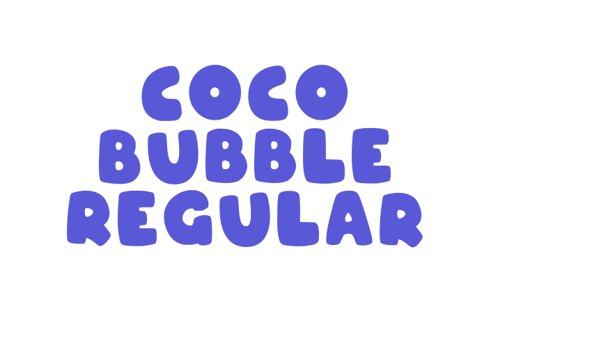 Coco Bubble Regular Font Download