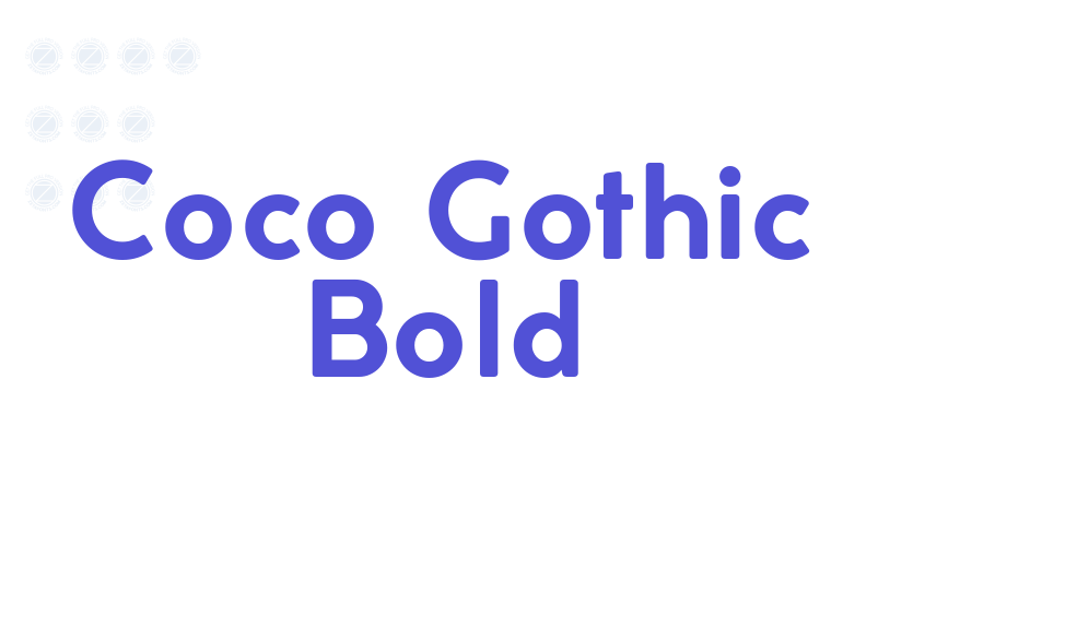 Coco Gothic Bold-font-download