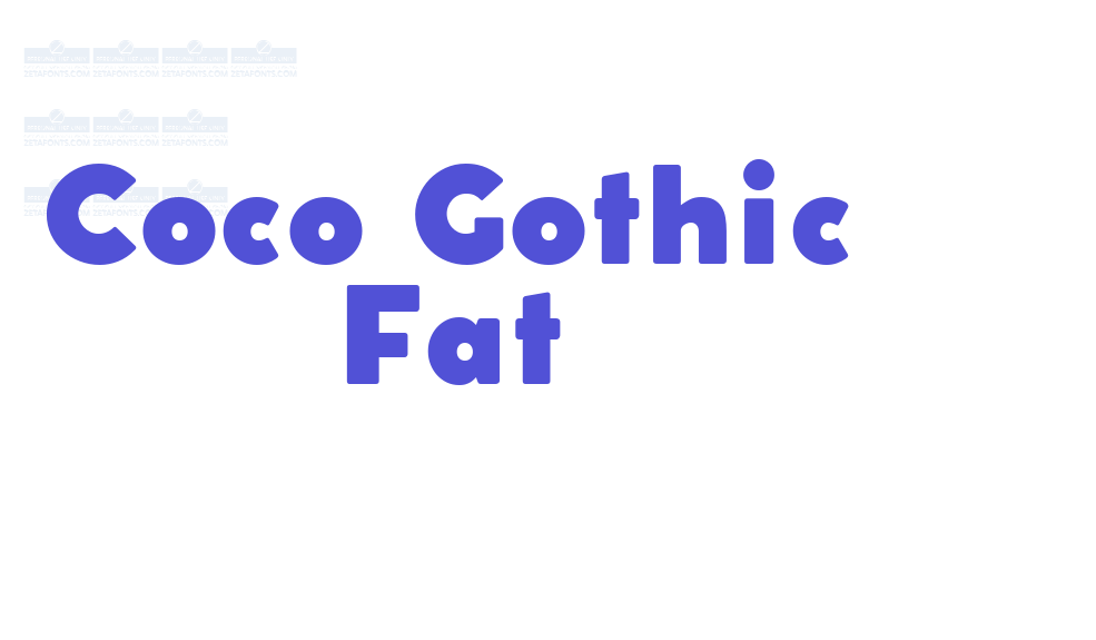 Coco Gothic Fat-font-download