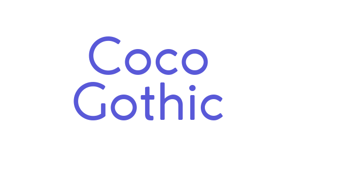 Coco Gothic Font