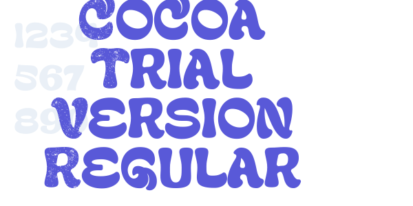 Cocoa Trial Version Regular font free