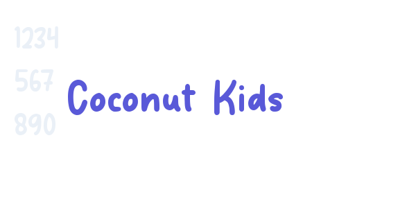 Coconut Kids font free