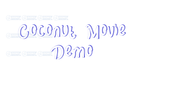 Coconut Movie Demo font