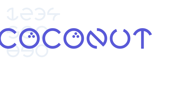 Coconut font free