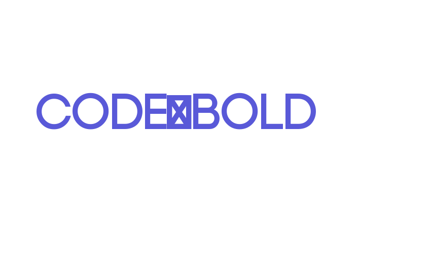 Code-Bold Font Download