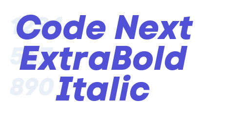 Code Next ExtraBold Italic-font-download