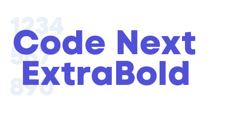 Code Next ExtraBold-font-download
