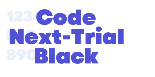 Code Next-Trial Black-font-download